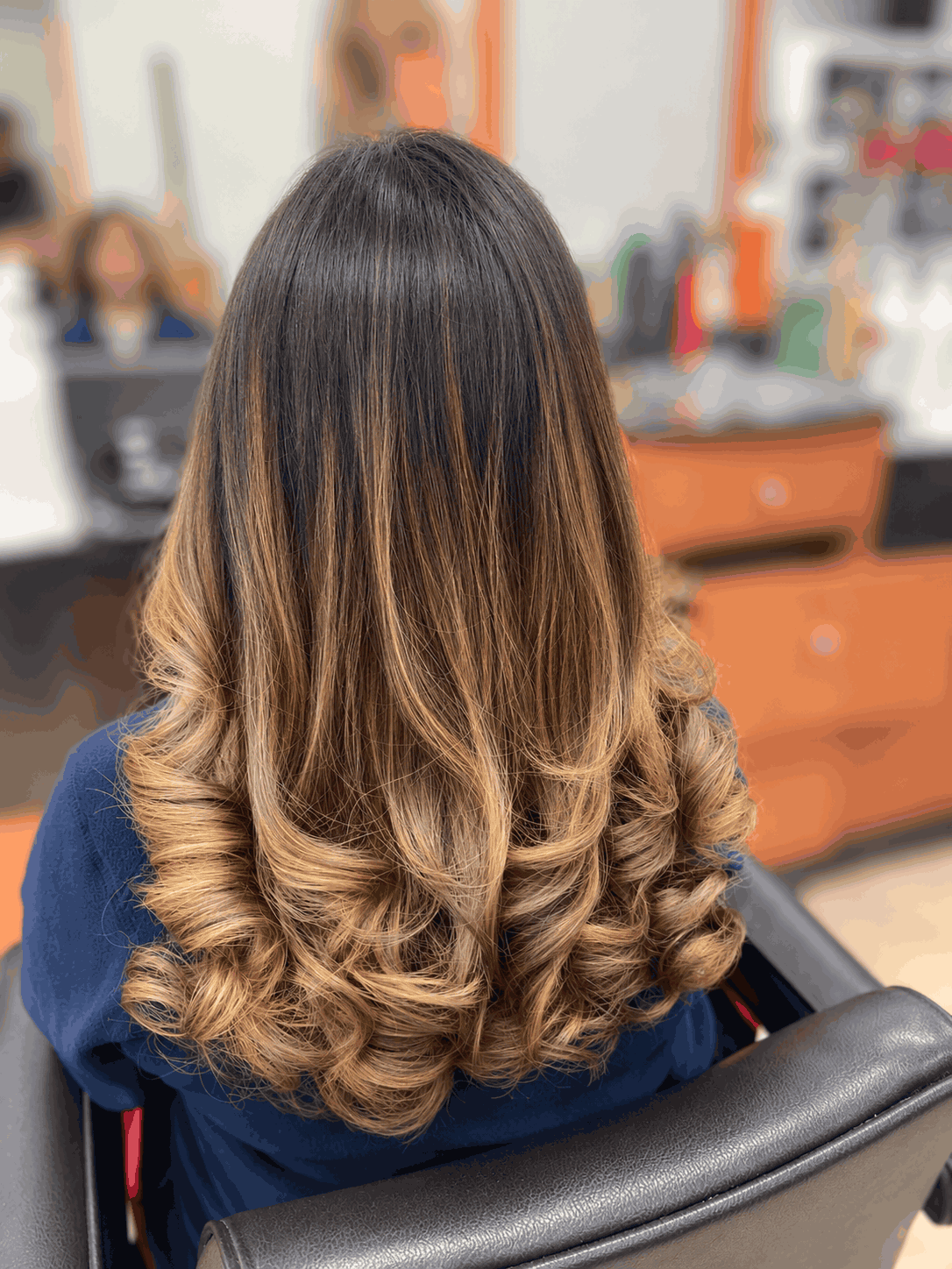 Balyage, cut and style