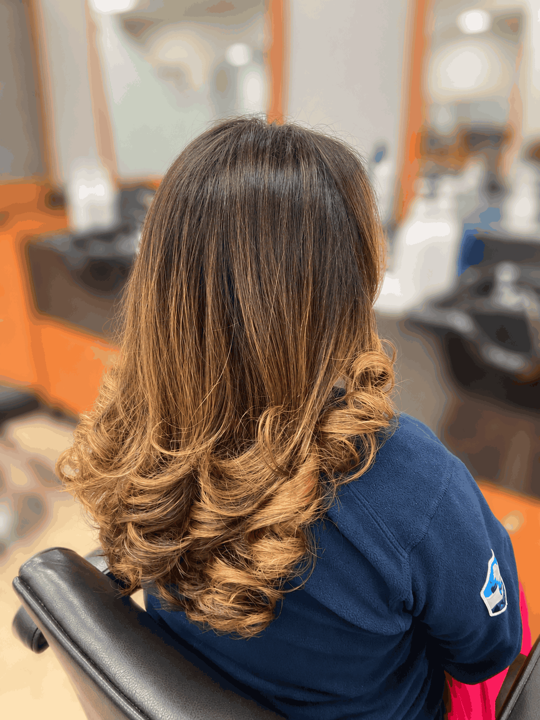 Balyage, cut and style